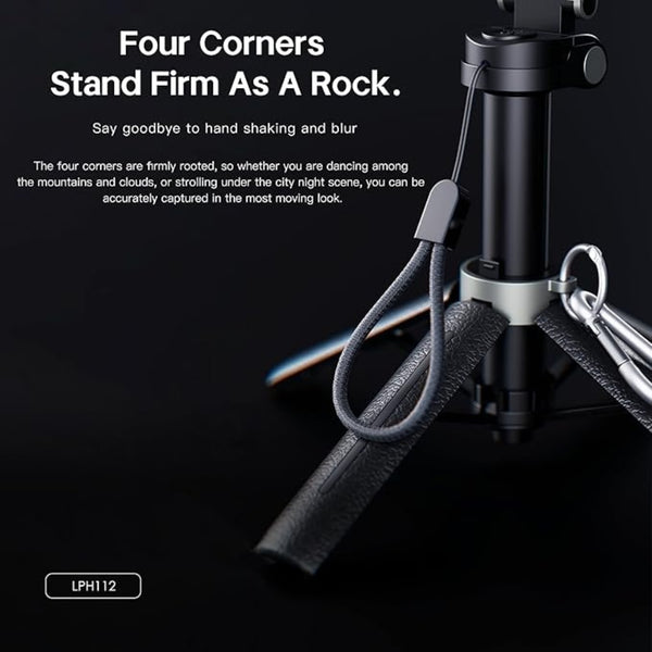 LENYES Bluetooth Selfie Stick with Tripod Stand LPH112