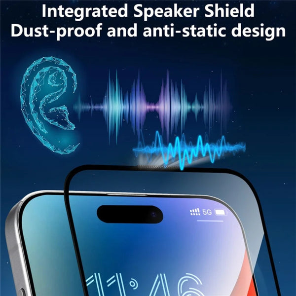 JOYROOM iPhone 17 Series Tempered Glass Screen Protector (Privacy+Dustproof)