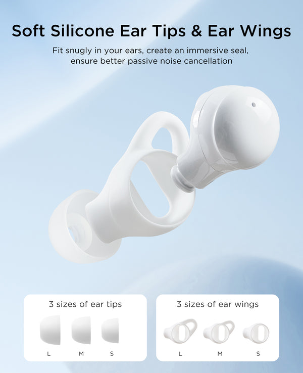 سماعات أذن لاسلكية حقيقية JOYROOM JR-TS2 للنوم