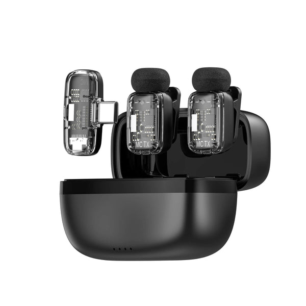 WiWU Dual Wireless Lavalier Microphone WM008