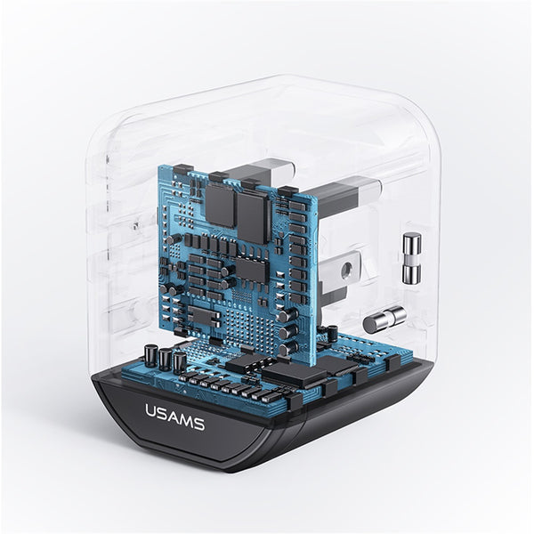 USAMS US-CC179 T59 20W Dual USB +Type-C Universal Travel Charger (US/AU/UK/EU)