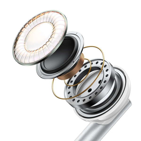 JOYROOM JR-EW06 Wired Series Half In-Ear Metal Wired Earbuds