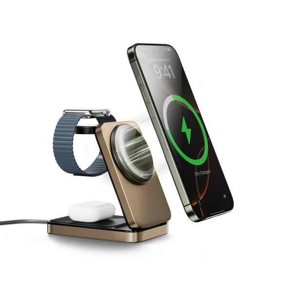 WiWU Triple 3 in 1 Wireless Charger W038
