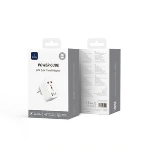 WiWU 20W Power Cube GaN Travel Adapter UA007