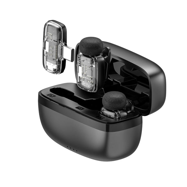 WiWU Dual Wireless Lavalier Microphone WM008