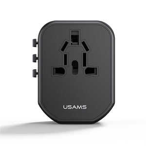 USAMS US-CC179 T59 20W Dual USB +Type-C Universal Travel Charger (US/AU/UK/EU)