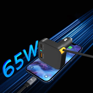 WIWU 65W Helix A+C Fast Car Charger Wi-CC033