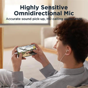 JOYROOM JR-EC07 TYPE-C Series Metal Half In-Ear Wired Earphones