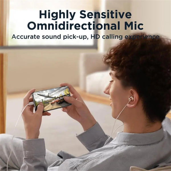 JOYROOM JR-EC07 TYPE-C Series Metal Half In-Ear Wired Earphones