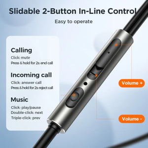 JOYROOM JR-EW03 Wired Series In-Ear Metal Wired Earbuds