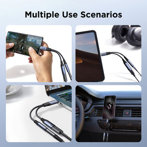 JOYROOM SY-C02 Type-C To 3.5mm & Type-C