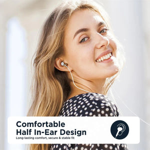 JOYROOM JR-EC07 TYPE-C Series Metal Half In-Ear Wired Earphones