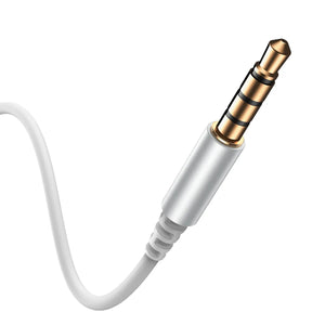 JOYROOM JR-EW06 Wired Series Half In-Ear Metal Wired Earbuds