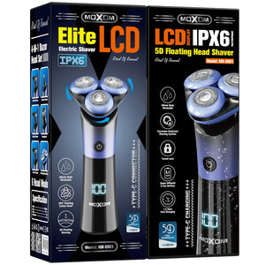 MOXOM MX-ER01 IPX6 Elite LCD Electric Shaver