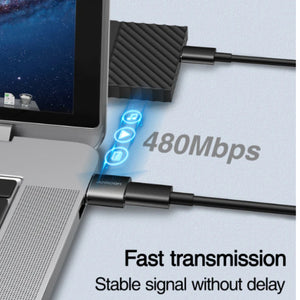 JOYROOM S-H152 USB Male to Type-C Female Adapter- 2pcs