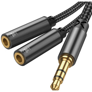 JOYROOM SY-A04 Headphone Male to 2-Female Splitter