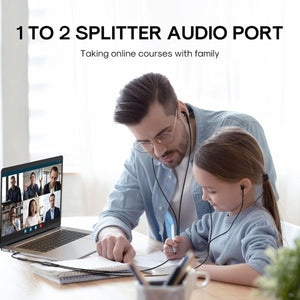 JOYROOM SY-A04 Headphone Male to 2-Female Splitter