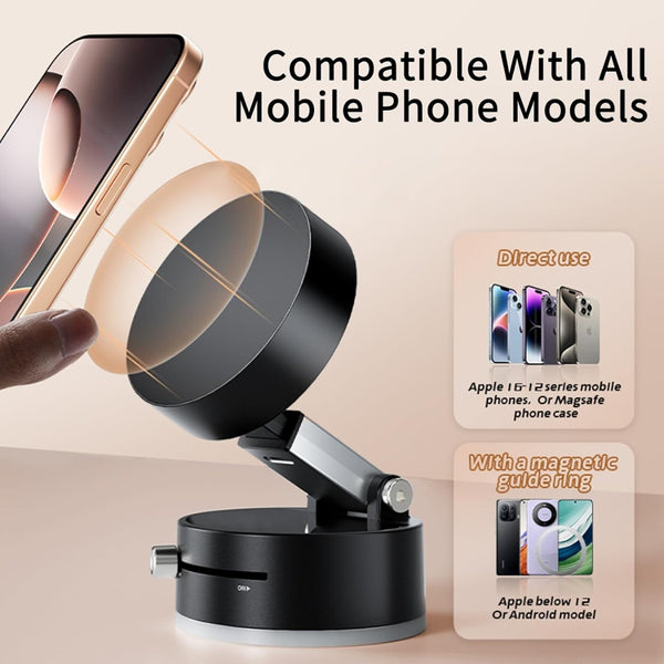 Vacuum Magnetic Suction Phone Holder