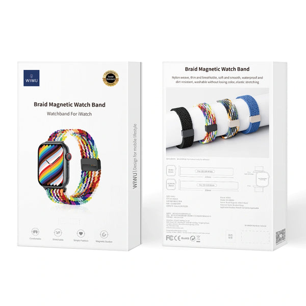 WIWU Braided Magnetic Apple Watch Band