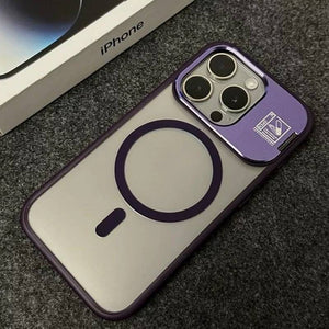 iPhone Colorful Clear Case With MagSafe & Camera lens Stand