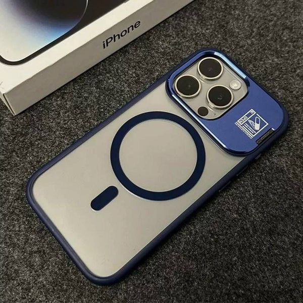 iPhone Colorful Clear Case With MagSafe & Camera lens Stand