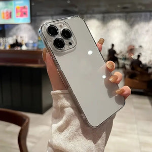 iPhone Ultra Thin Clear Built-in Lens Case