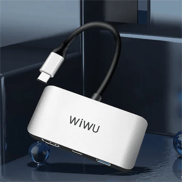 WIWU  Alpha 3 In 1 USB-C Hub C2h