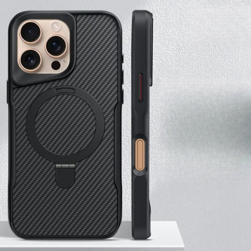 iPhone AirFlow Shield Carbon MagSafe Stand Case