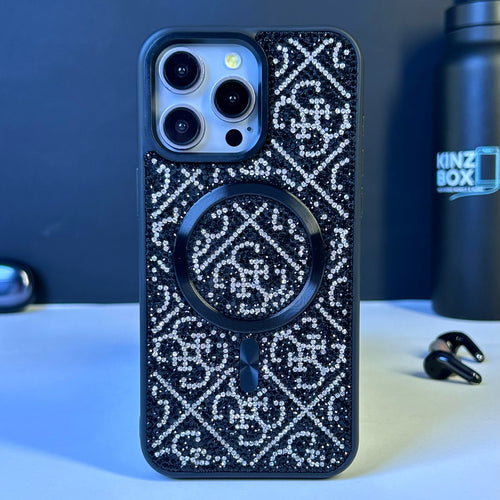 iPhone Shiny Diamond MagSafe Helix Case