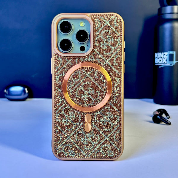 iPhone Shiny Diamond MagSafe Helix Case