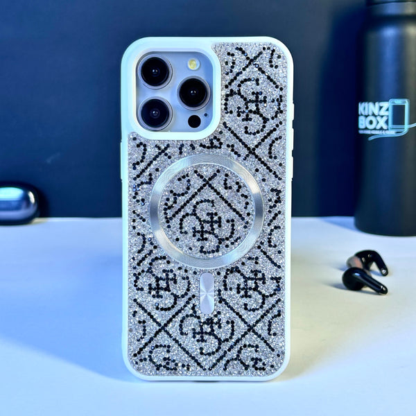 iPhone Shiny Diamond MagSafe Helix Case