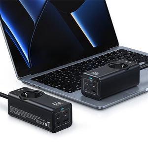 USAMS-CC225 67W Four-port Fast Charging Adapter 3C+1U  1.5M Cable 2200W AC power strip