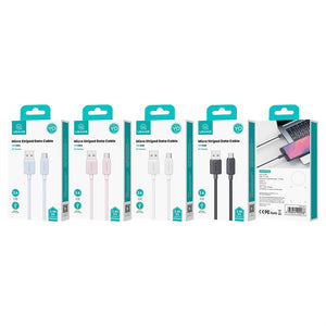 USAMS US-SJ695 Micro Striped Data Cable-KY Series 2M