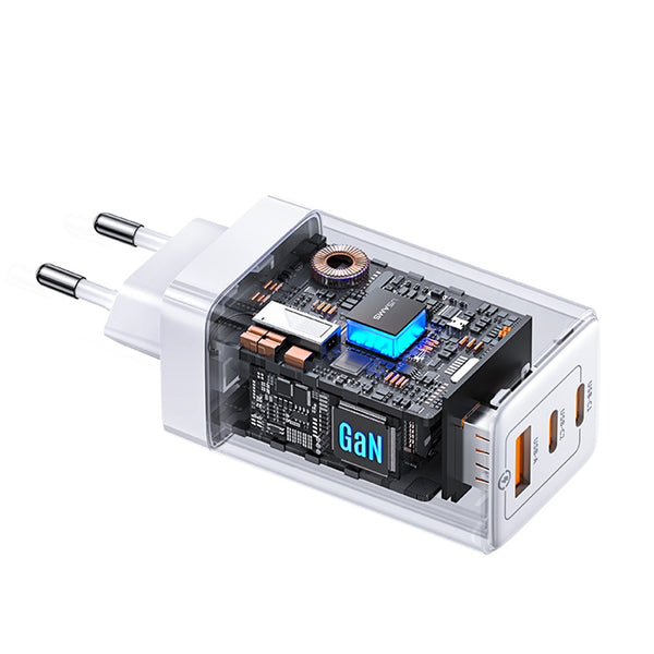 USAMS US-CC180 65W ACC 3 Ports GaN Fast Charger
