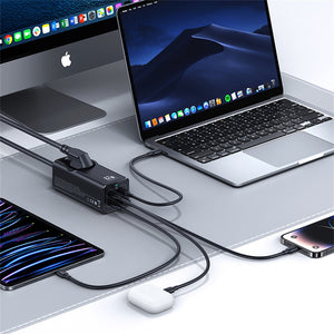 USAMS-CC225 67W Four-port Fast Charging Adapter 3C+1U  1.5M Cable 2200W AC power strip
