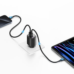 USAMS CC229 30W A+C GaN Digital Display  Fast Charger XC Series