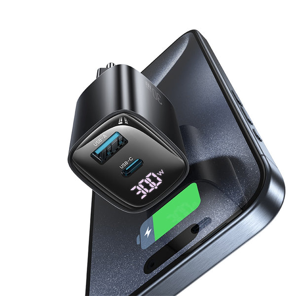 USAMS CC229 30W A+C GaN Digital Display  Fast Charger XC Series