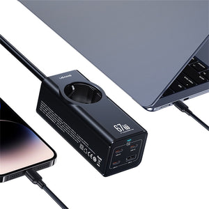 USAMS-CC225 67W Four-port Fast Charging Adapter 3C+1U  1.5M Cable 2200W AC power strip