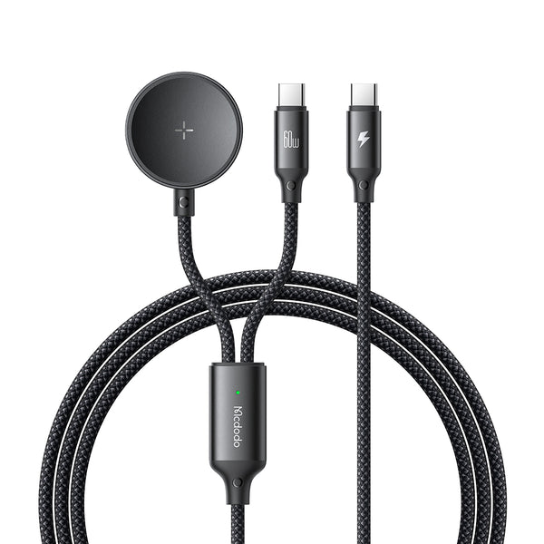MCDODO CA-4210 2 in 1 60W USB-C+ Wireless Charger for Samsung Watch Cable 1.2m