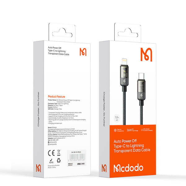 MCDODO Auto Power Off Cable Series 1.2m