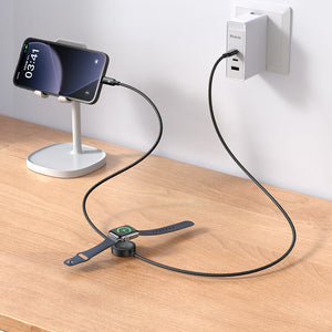 MCDODO CA-5680 36W USB-C to Lightning+ Wireless Charger for Apple Watch Cable 1.5m