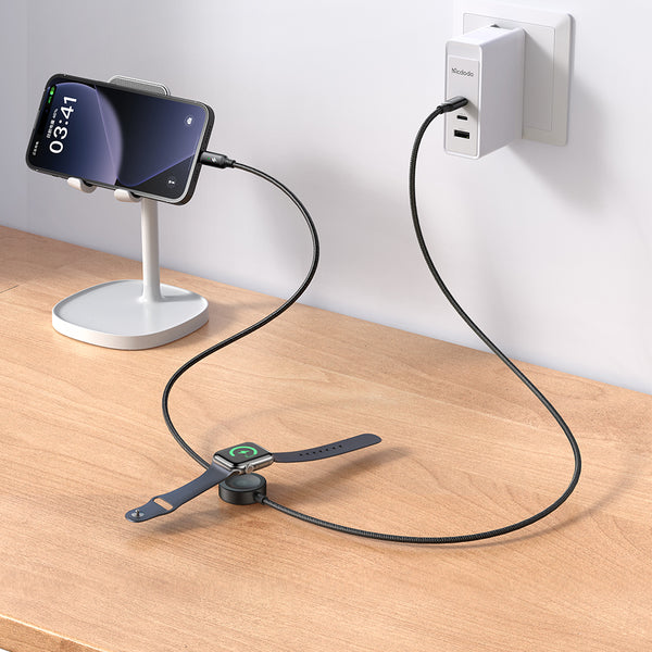 MCDODO CA-5680 36W USB-C to Lightning+ Wireless Charger for Apple Watch Cable 1.5m