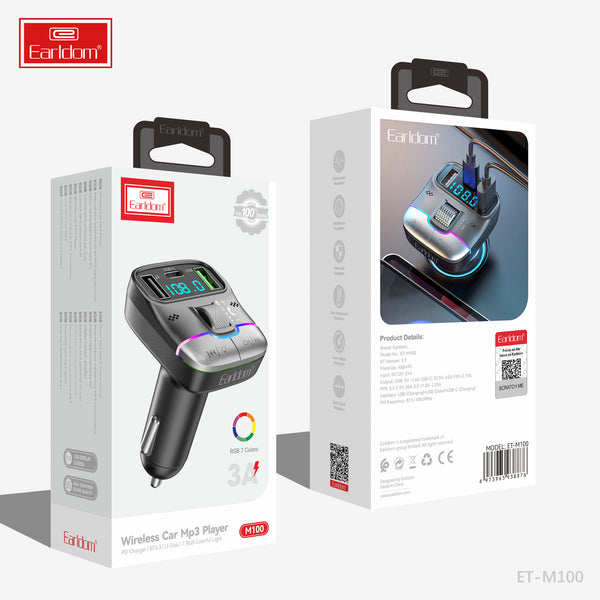 Earldom ET-M100 Bluetooth Car Mp3
