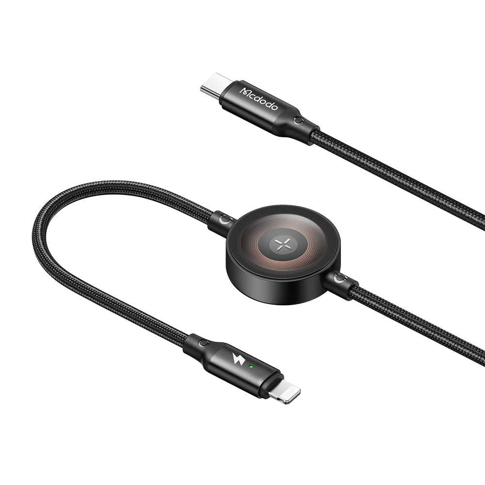 MCDODO CA-5680 36W USB-C to Lightning+ Wireless Charger for Apple Watch Cable 1.5m