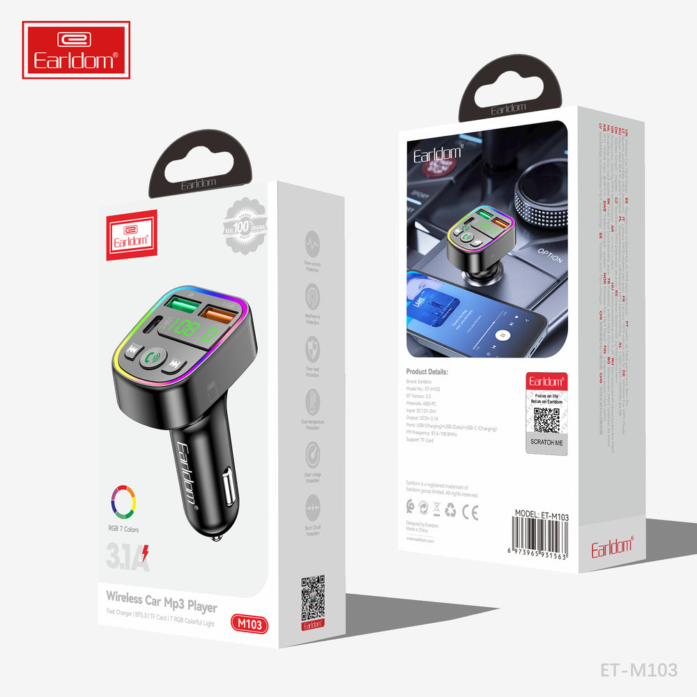 Earldom ET-M103 bluetooth Car Mp3