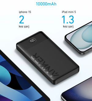 Anker 324 PowerBank (10.000mAh 12W, 2 Ports)