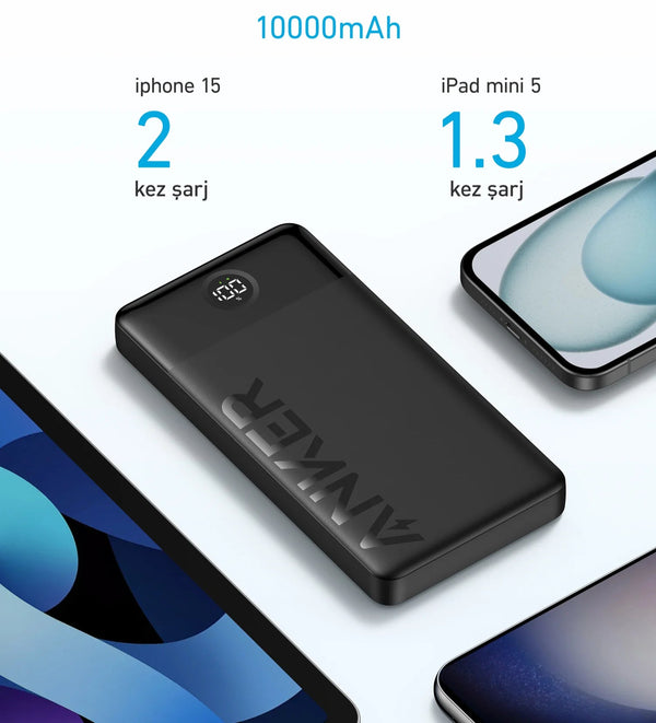 Anker 324 PowerBank (10.000mAh 12W, 2 Ports)