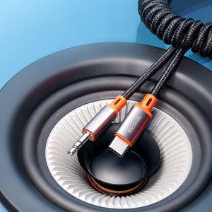 MCDODO CA-0900 Type-C to DC3.5 Male Coil Cable 1.8m