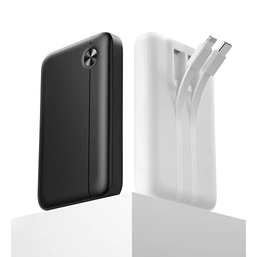 WIWU 22.5W Endurance Built-in Dual Cable Power Bank 10000mAh Wi-P060