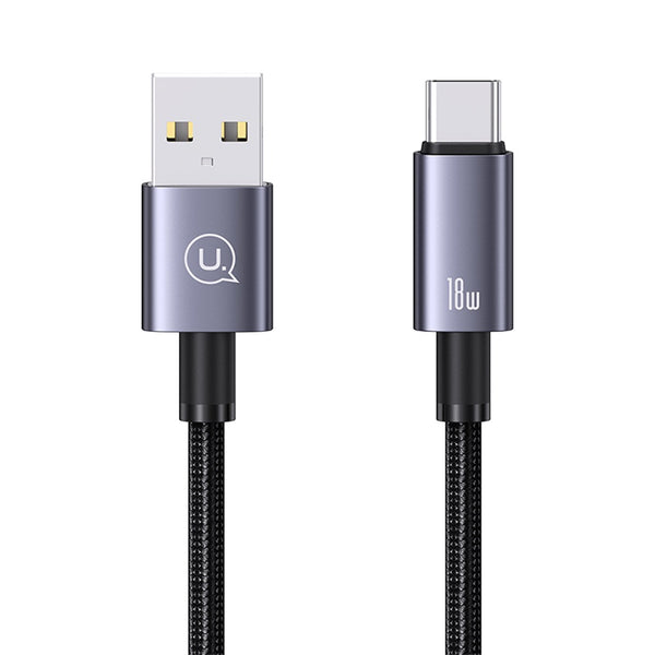 USAMS US-SJ663 Type-C 3A Aluminum Alloy Fast Charging & Data Cable-Sufeng Series 1.2M